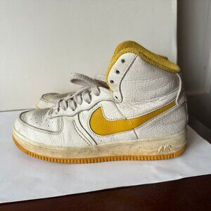 Nike Air Force 1 Sculpt Phantom Yellow Ochre  Women’s High Top Sneakers size 9